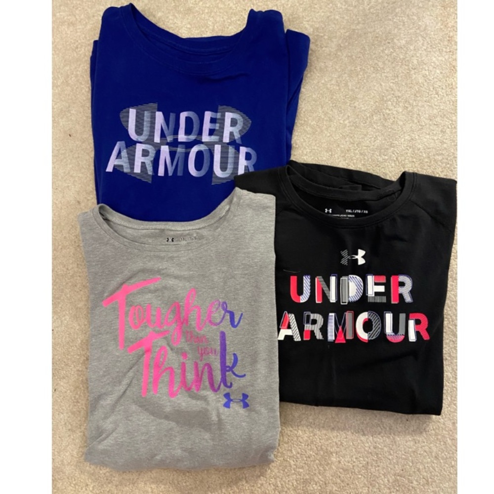 Under Armour Girls XL/Women’s XS Shirt Set (x3)